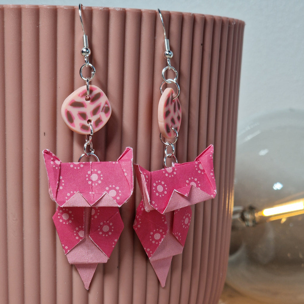 Boucles d'oreilles Panthère Rose