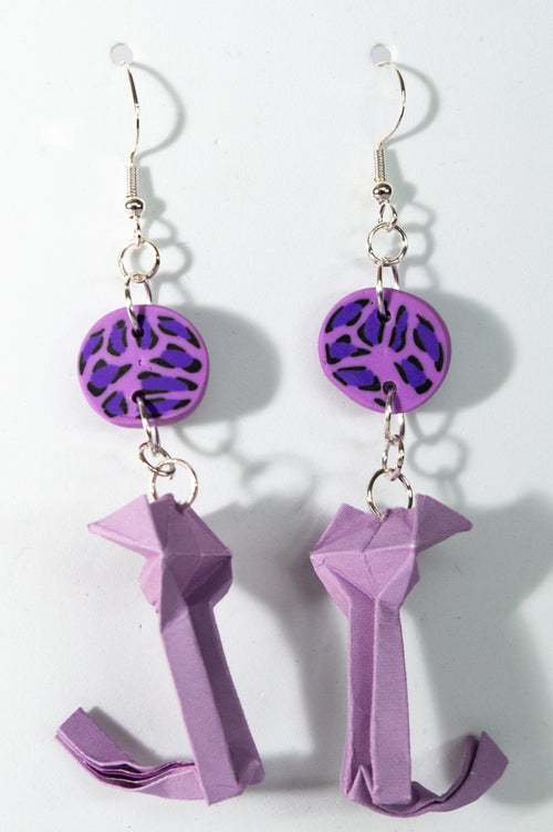 Boucles d'oreilles Chats de Minuit