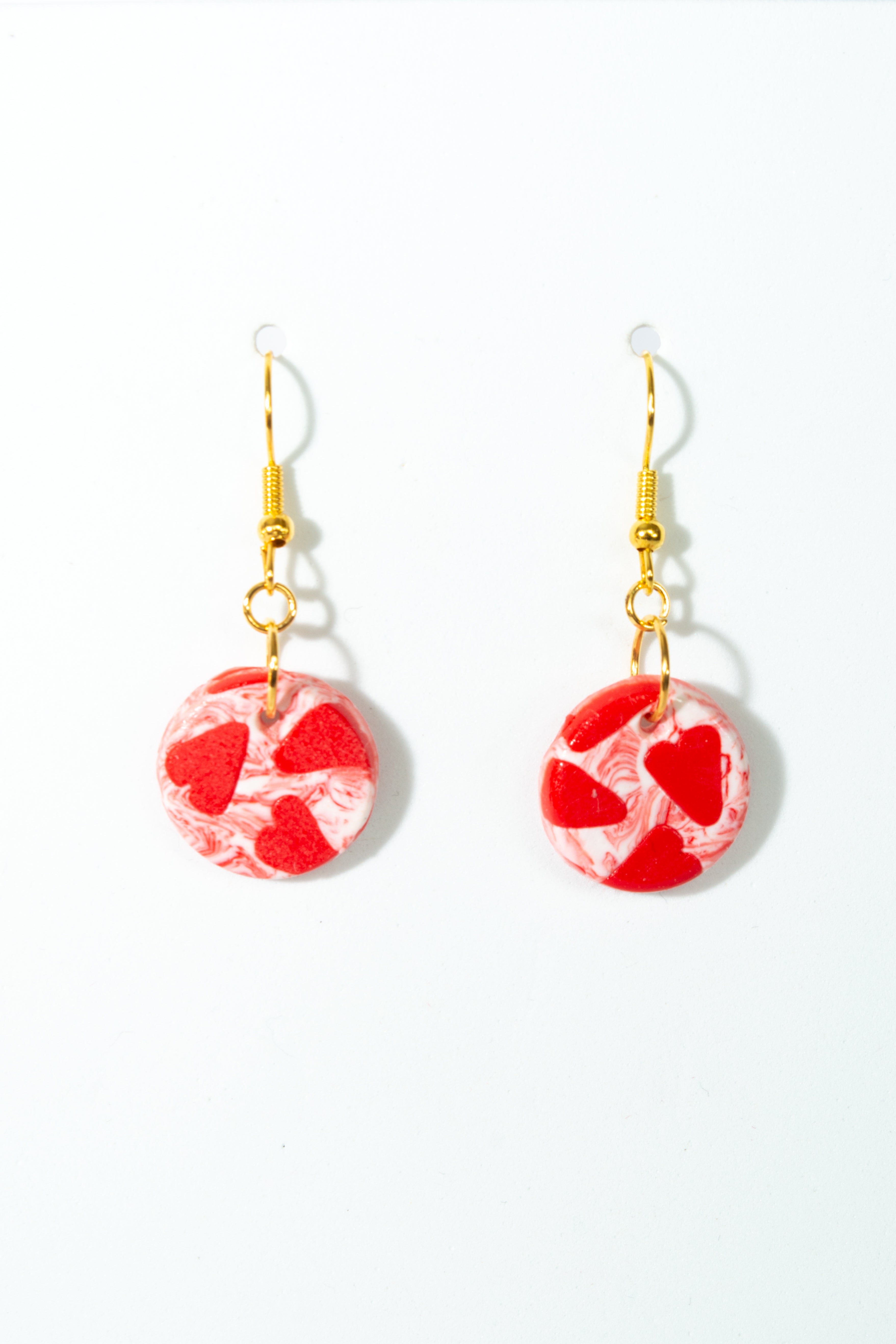 Boucles d'oreilles Coeurs en folie