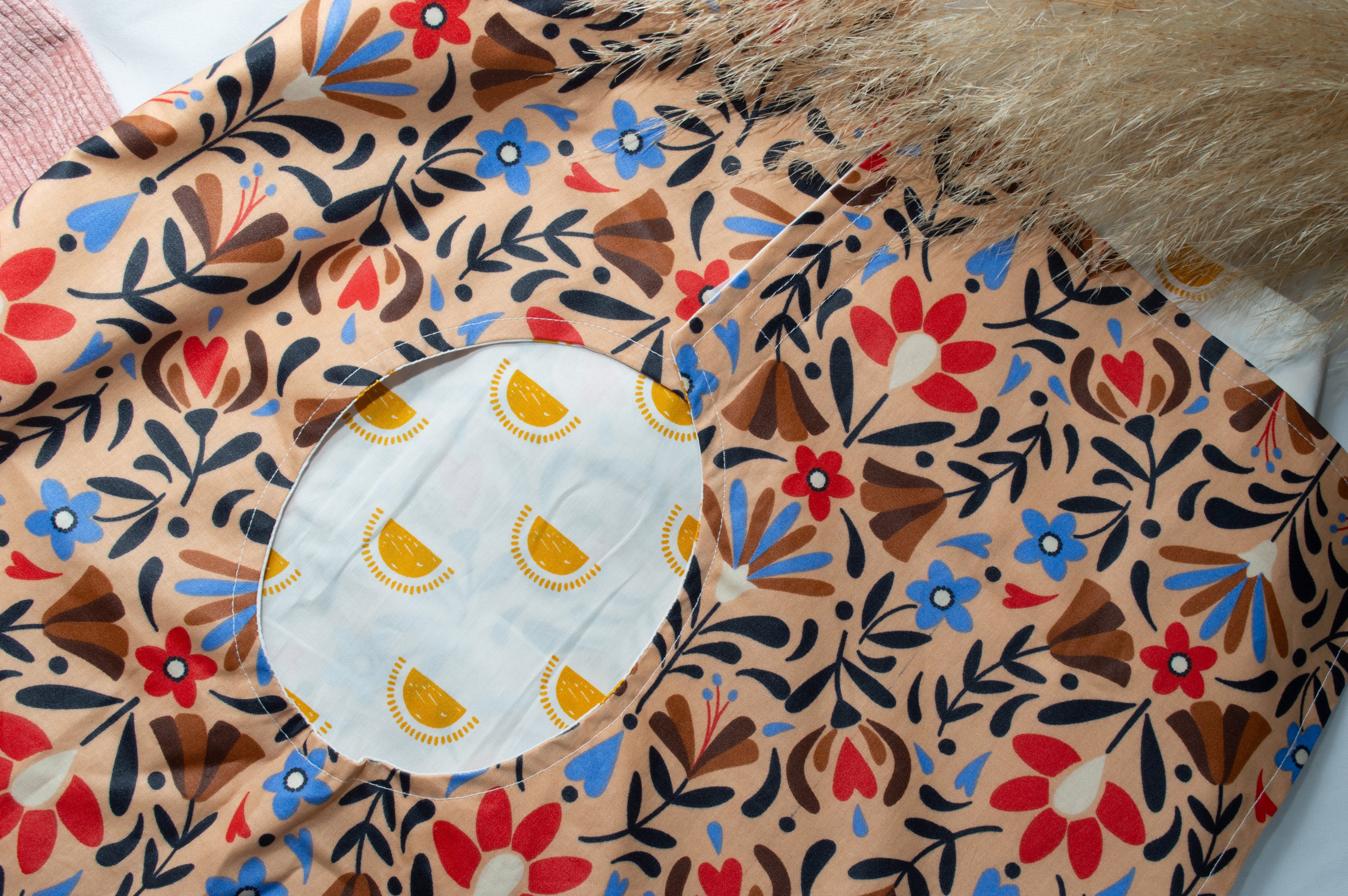 Bavoir à barbe Flower Power