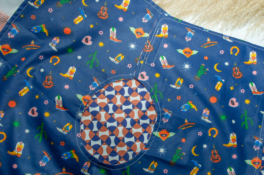 Bavoir à barbe Cowboy