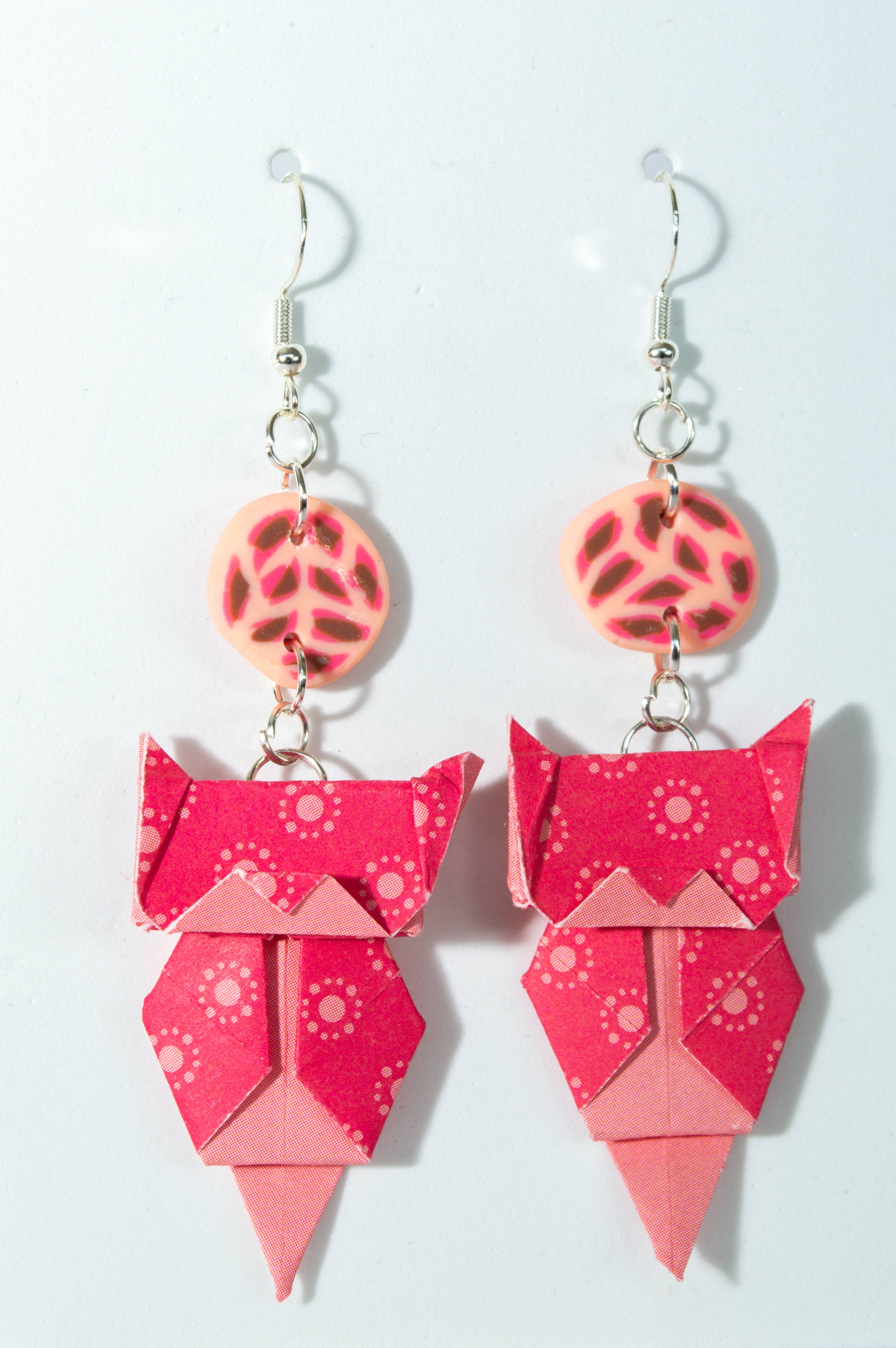 Boucles d'oreilles Panthère Rose