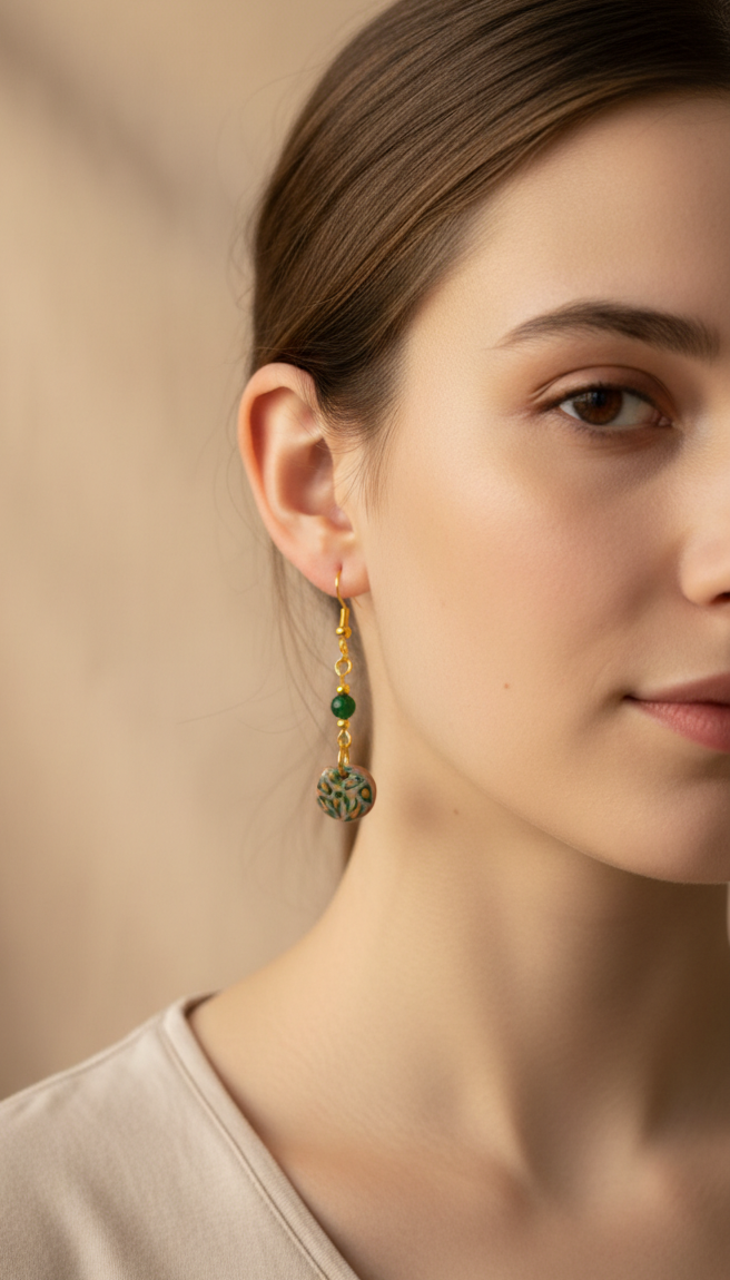 Boucles d'oreilles Féline Elégante