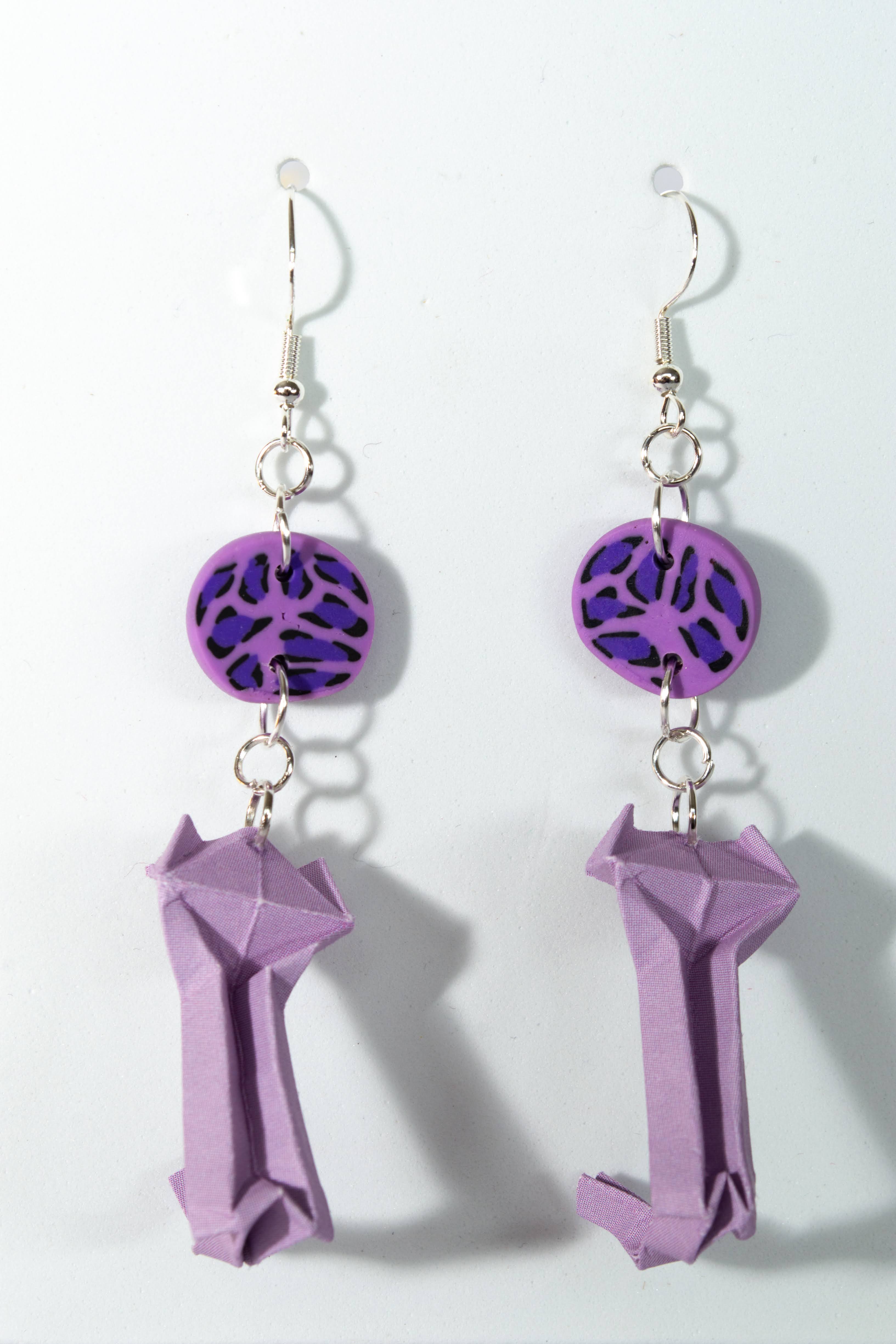 Boucles d'oreilles Chats de Minuit